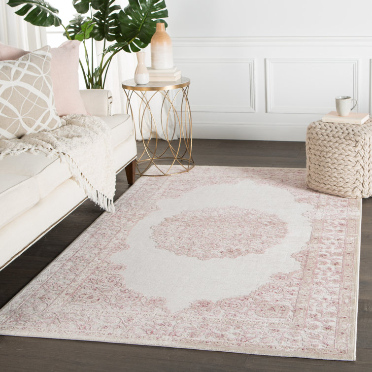 Gold Flamingo Devin Oriental Pink/White Area Rug & Reviews Wayfair